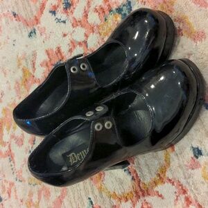 Demonia Mary Jane Black Heels
